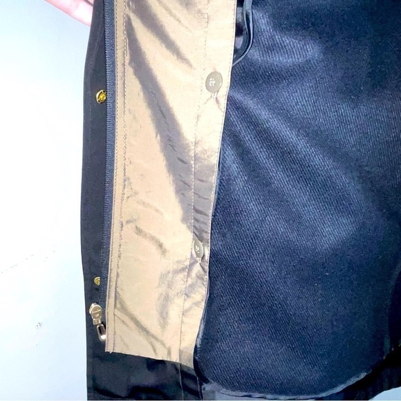 Gallery Black Pea Coat with Hood - Size Small - Picture 6 of 13